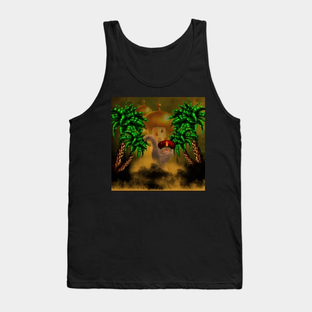 Cute cat alone in the night Tank Top by Nicky2342